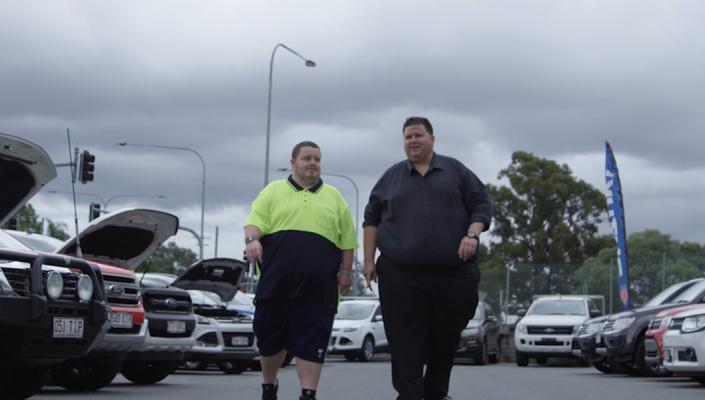 dan and paul walking