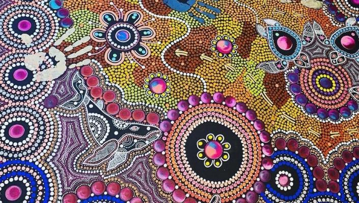 Artwork from the winner of the 2022 NAIDOC week art competition